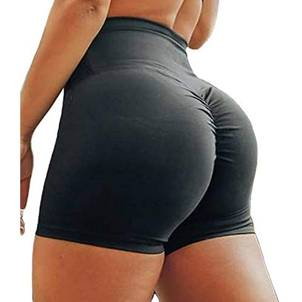 CROSS1946 Women Scrunch Yoga Hot Shorts Butt Lift High Waist Ruched Booty Sport Seamless Leggings CROSS1946 Women Scrunch Yoga Hot Shorts Butt Lift High Waist Ruched Booty Sport Seamless Leggings